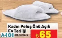 JUNO KADIN PELUŞ ÖNÜ AÇIK EV TERLİĞİ